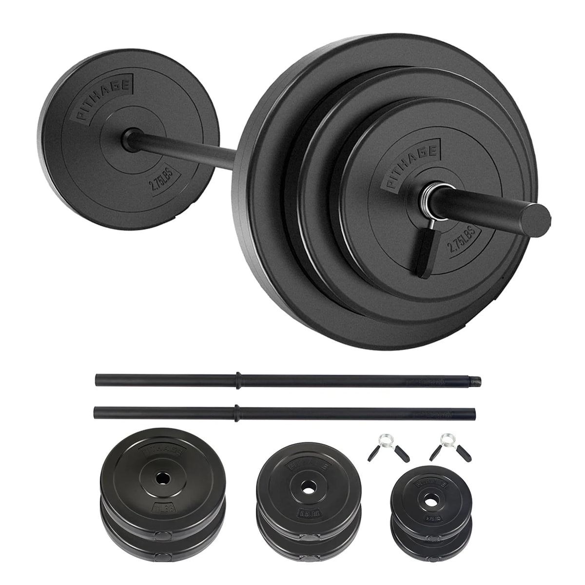 45 lbs Adjustable Barbell Weight Set F8449