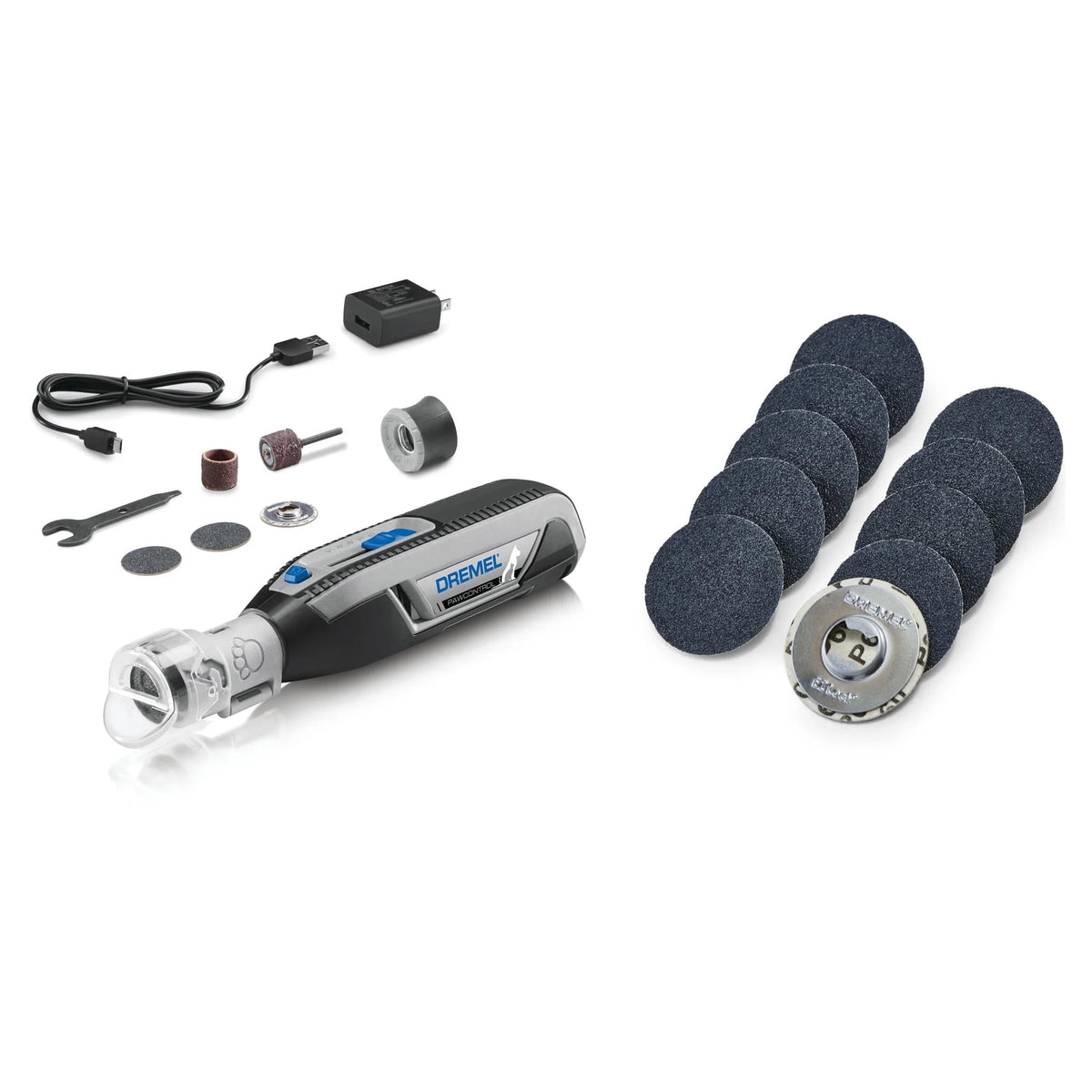 4 Volt Cordless Pet Nail Grooming Kit with 10 Grooming Disks C70740
