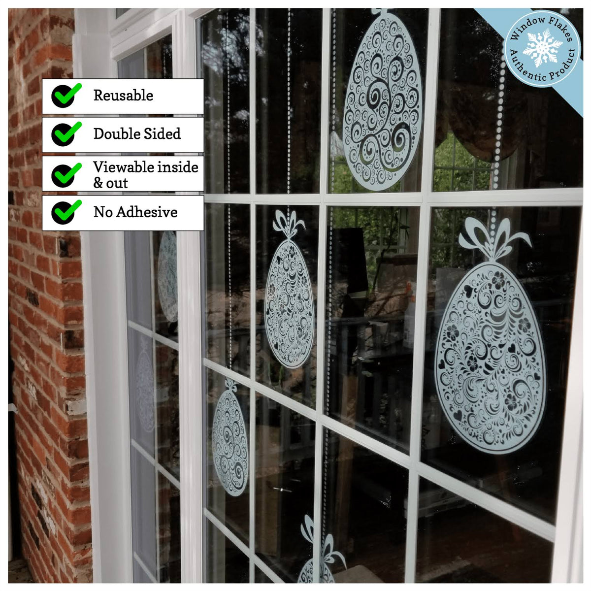 Easter Egg Window Clings W18669