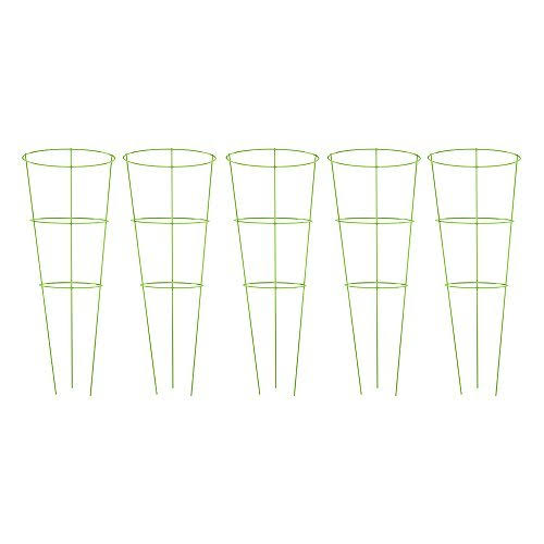 Green 42x22 Galvanized Tomato Cage, 5 Pack F70972