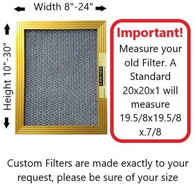 16x16x1 MERV 8 Washable Electrostatic Air Filter Z4599