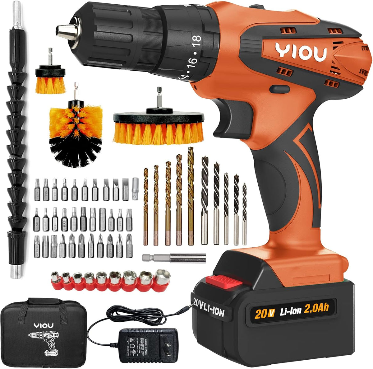 20V MAX Cordless Drill/Driver Kit with Battery and Charger K8727