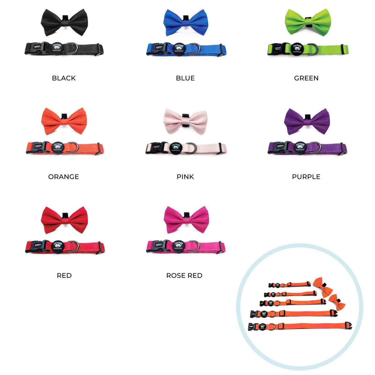Dog Collar with Removable Bow Tie W5725
