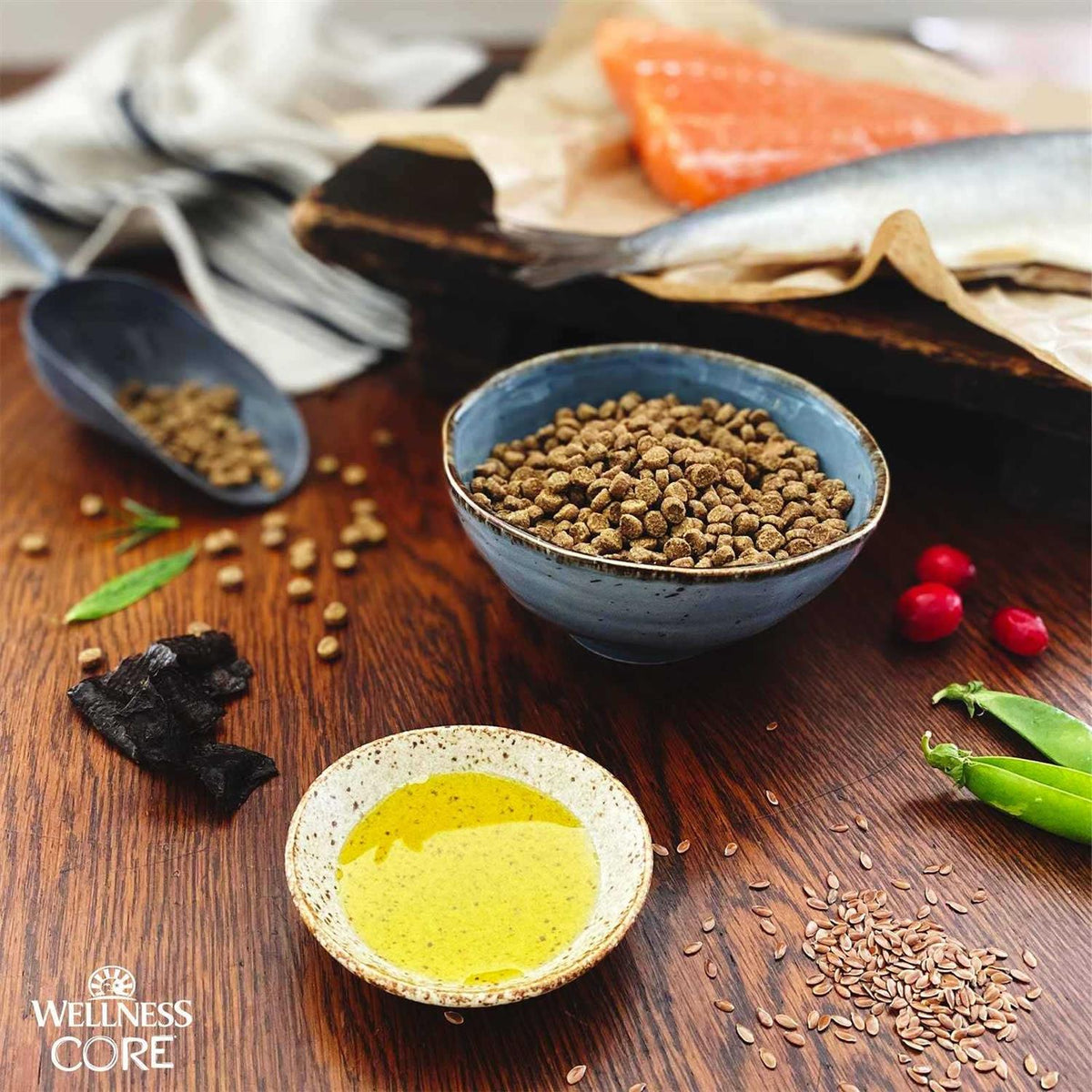 Grain-Free Indoor Salmon & Herring Meal Dry Cat Food J16702