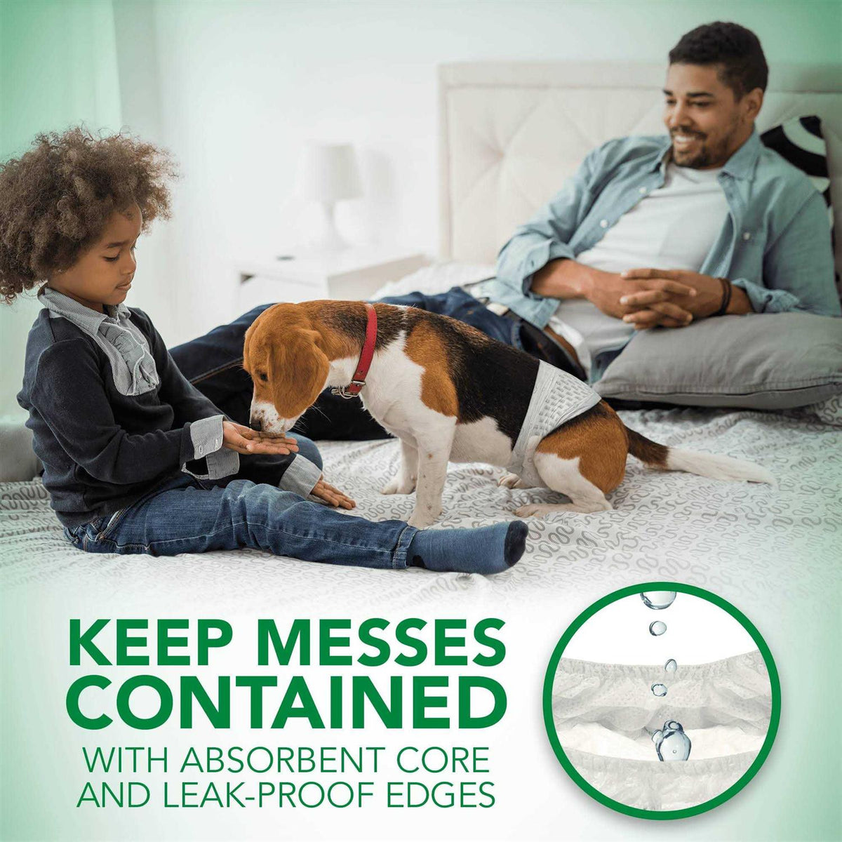 Disposable Male Dog Wraps U3696