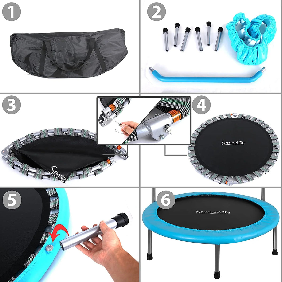 36 Inch Indoor Outdoor Fitness Trampoline R400
