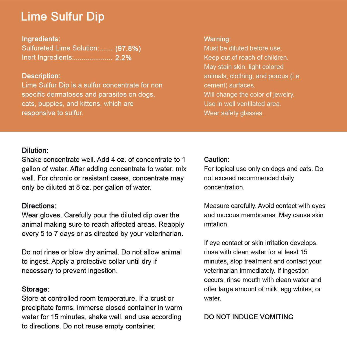 Lime Sulfur Dip G535