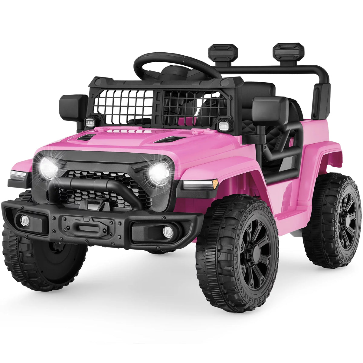 6V Kids Ride-On Truck Car with Parent Remote Control Black C846288