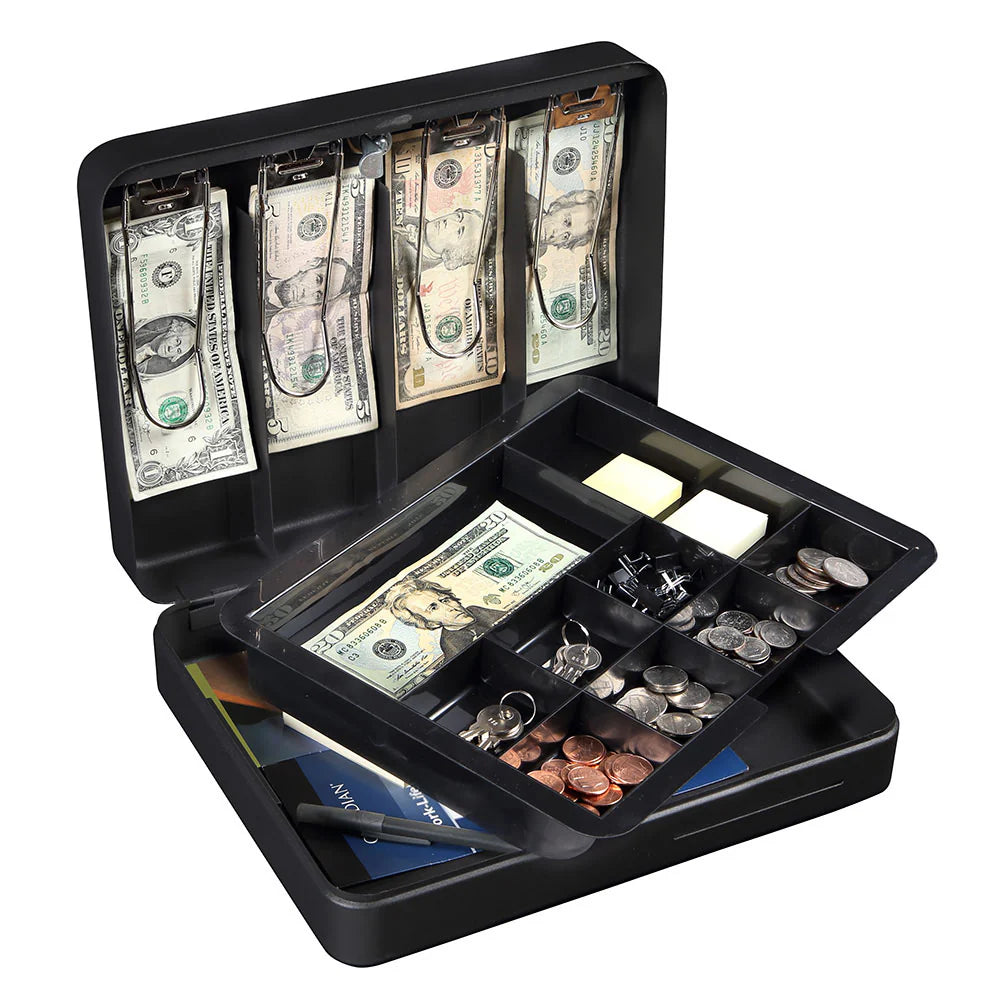 Cash Box 5 Bill 8 Coin Slots N2757