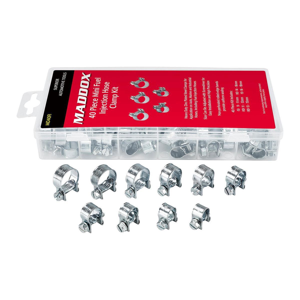 40 Piece Hose Clamp Kit W22471