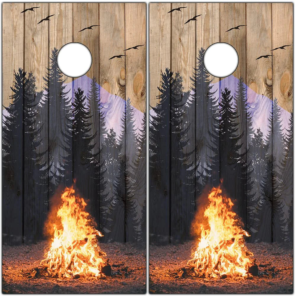 Cornhole Board Wraps and Decals Set of 2 Vinyl W913