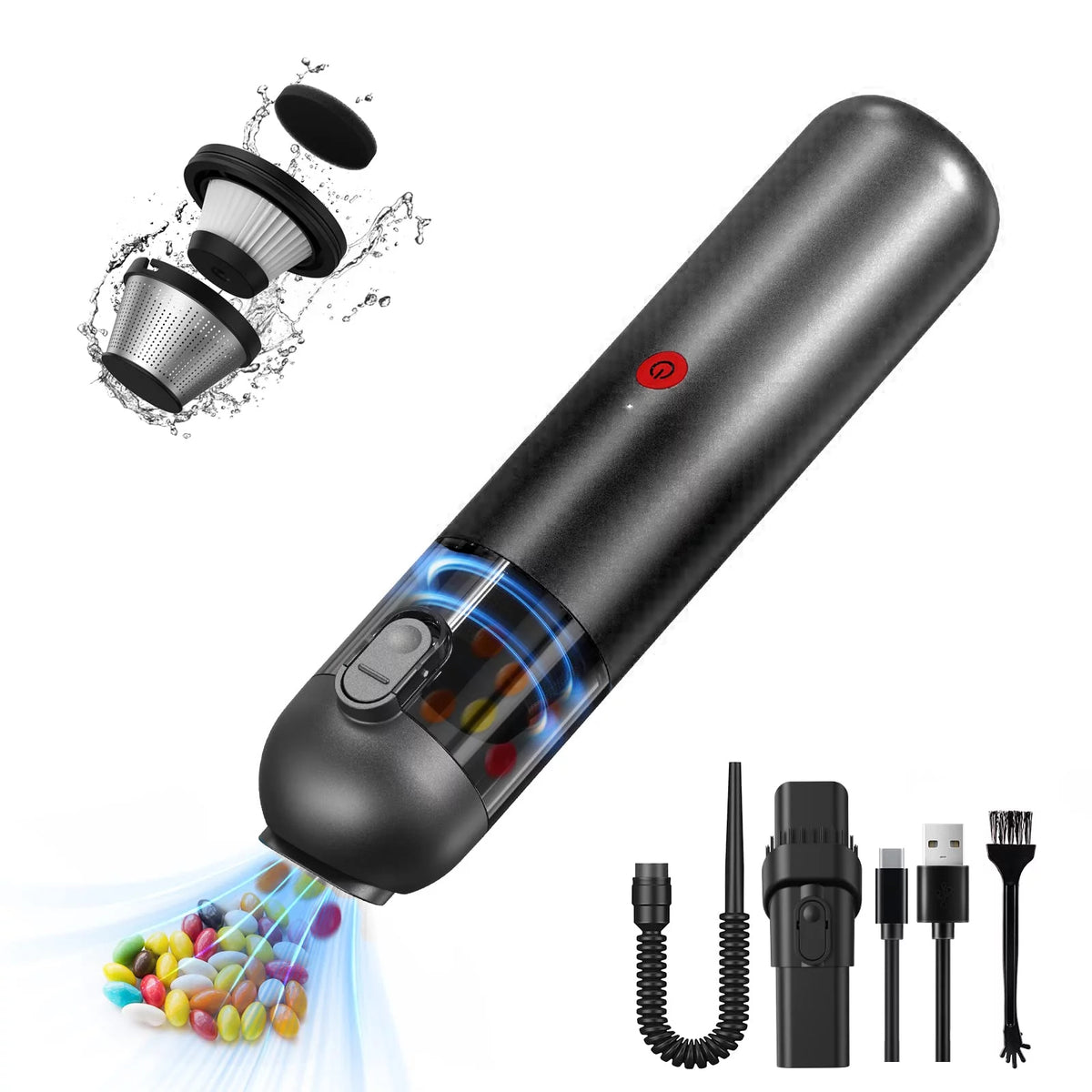 Cordless Handheld Vacuum 16KPA Portable B66191