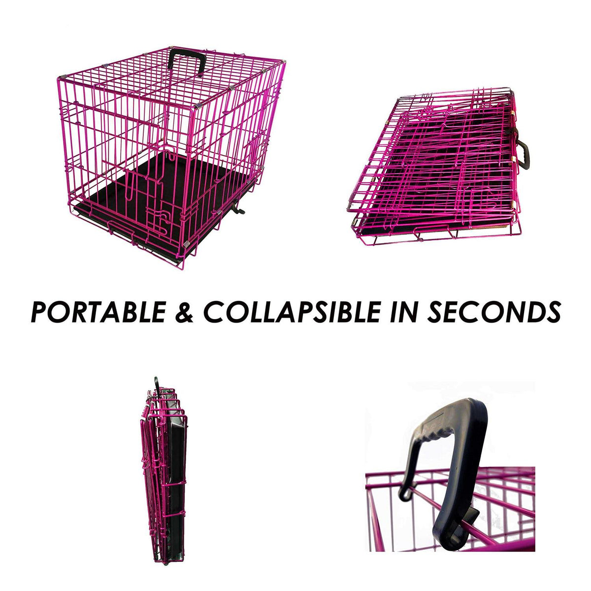 Colored Metal Wire Dog Crate S9705