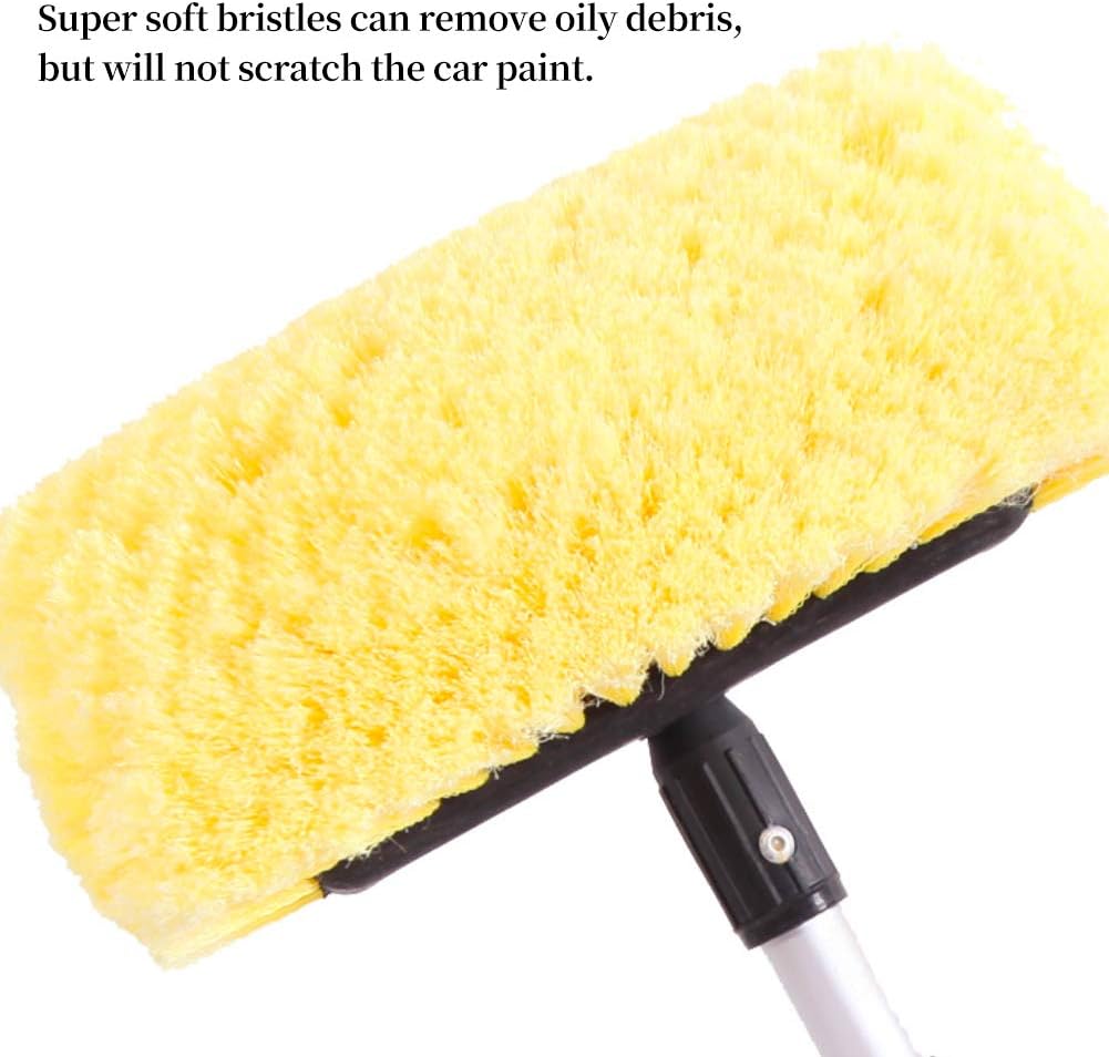 5-12 Foot Telescopic Car Wash Brush with Soft Bristle Pack of 2 S2294