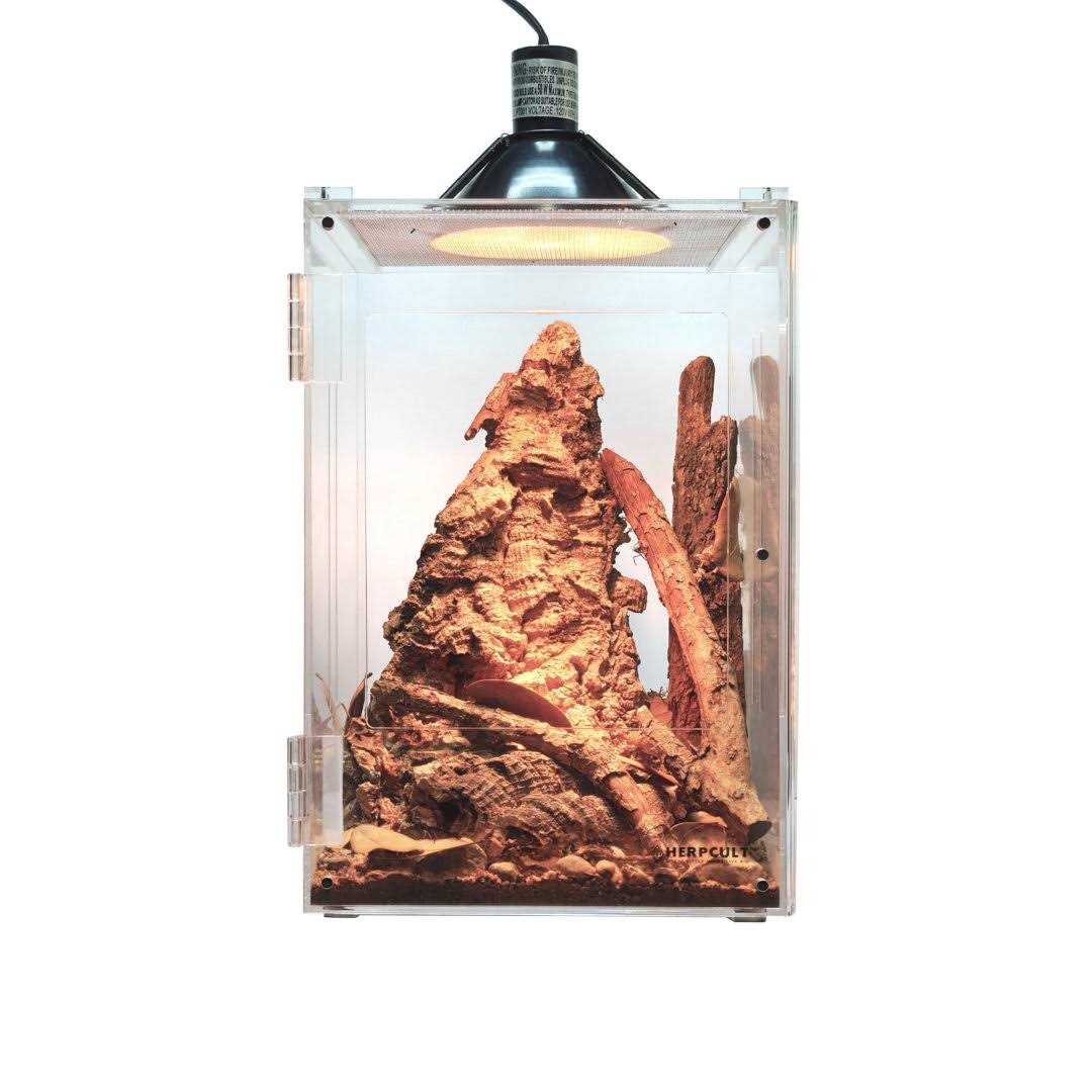 Acrylic Reptile Enclosure Front-Opening 8x8x12 D92174
