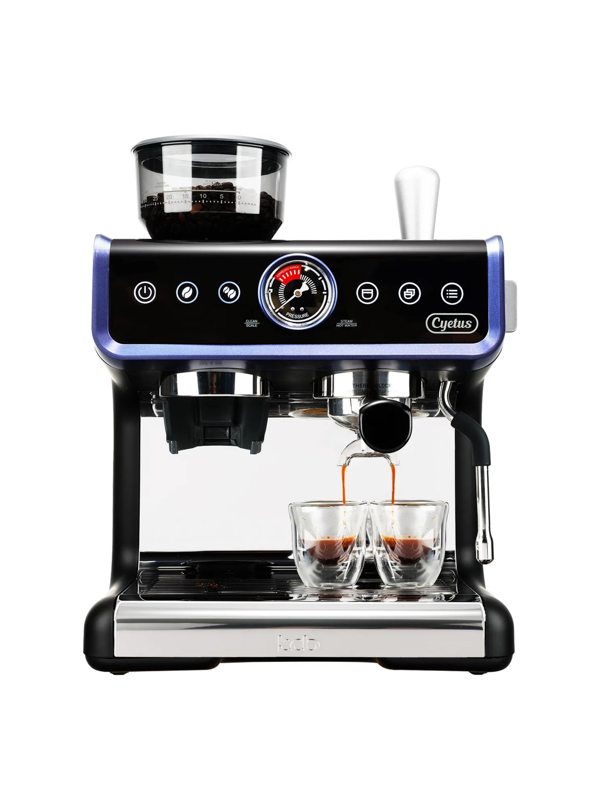 All in One Espresso Machine with Coffee Grinder and Milk Steam Wand M18471