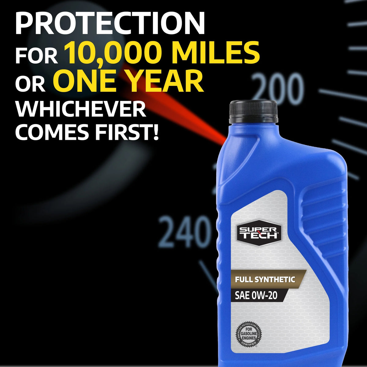 Full Synthetic SAE 0W-20 Motor Oil, 1 Quart T1166