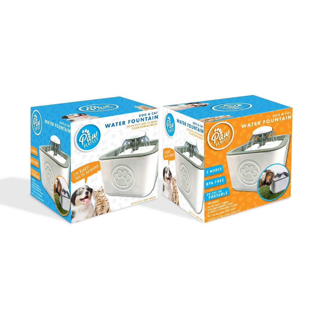 Dog & Cat Filtered Water Fountain N75546