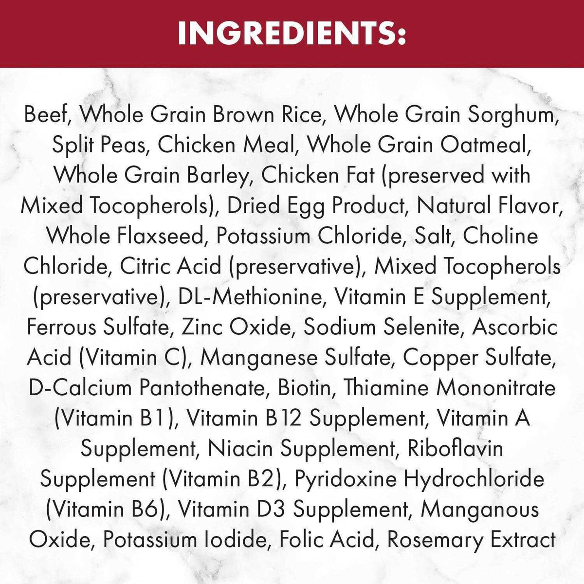 Beef Adult Dry Dog Food N4015