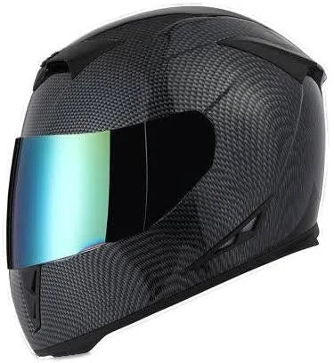 Carbon Fiber Black Small Full Face Motorcycle Helmet E651