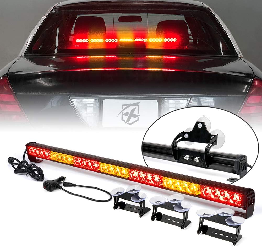Green LED Emergency Traffic Advisor Strobe Light Bar M395