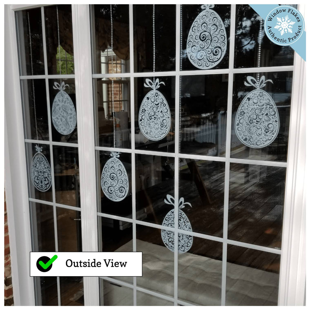 Easter Egg Window Clings W18669