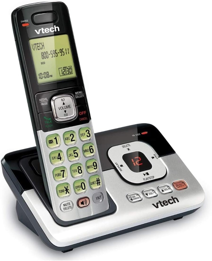 2-Handset Cordless Phone with Answering System S86952