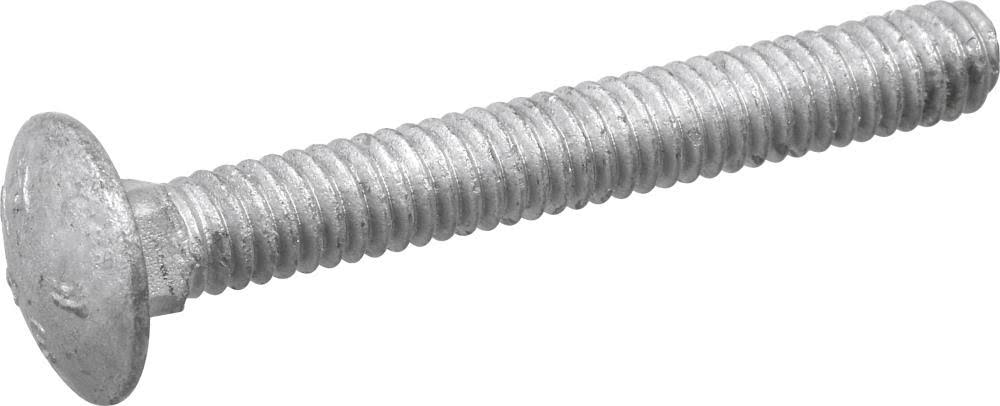 Hot Dipped Galvanized Carriage Bolt, 5/16-Inch x 7-Inch, 50-Pack J3260