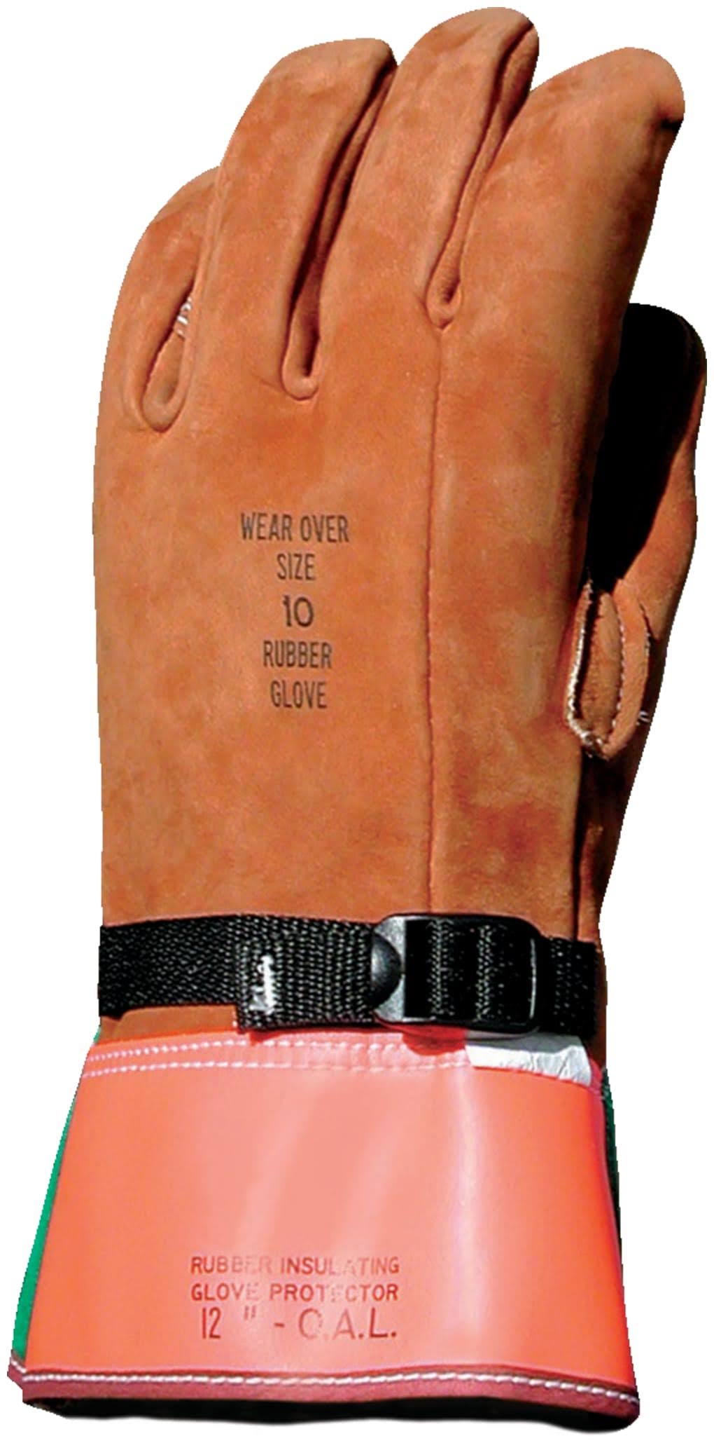 Rubber Electrical Glove Leather Protector T572