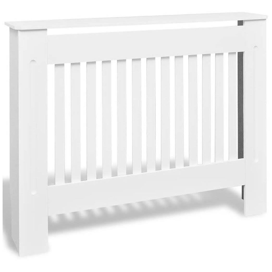 White MDF Radiator Cover X3406