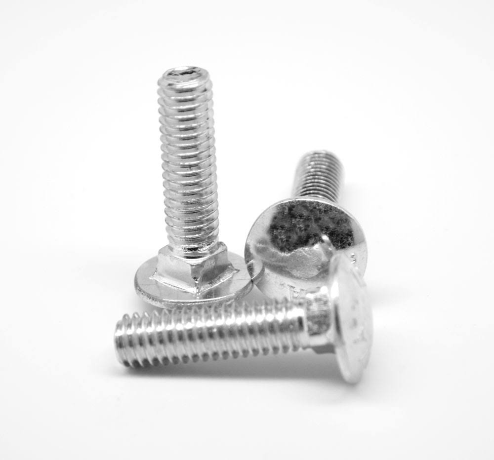 Coarse Thread Grade 5 Carriage Bolt Medium Carbon Steel Zinc Plated Pk 50 E254