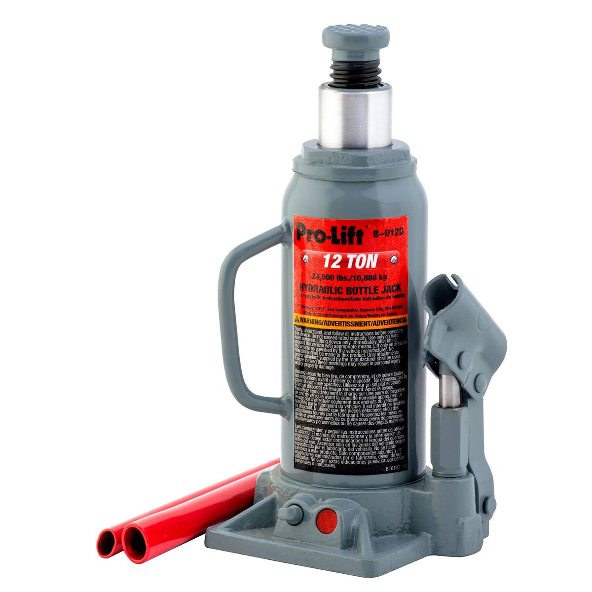 Bottle Jack, 12 ton capacity H885708