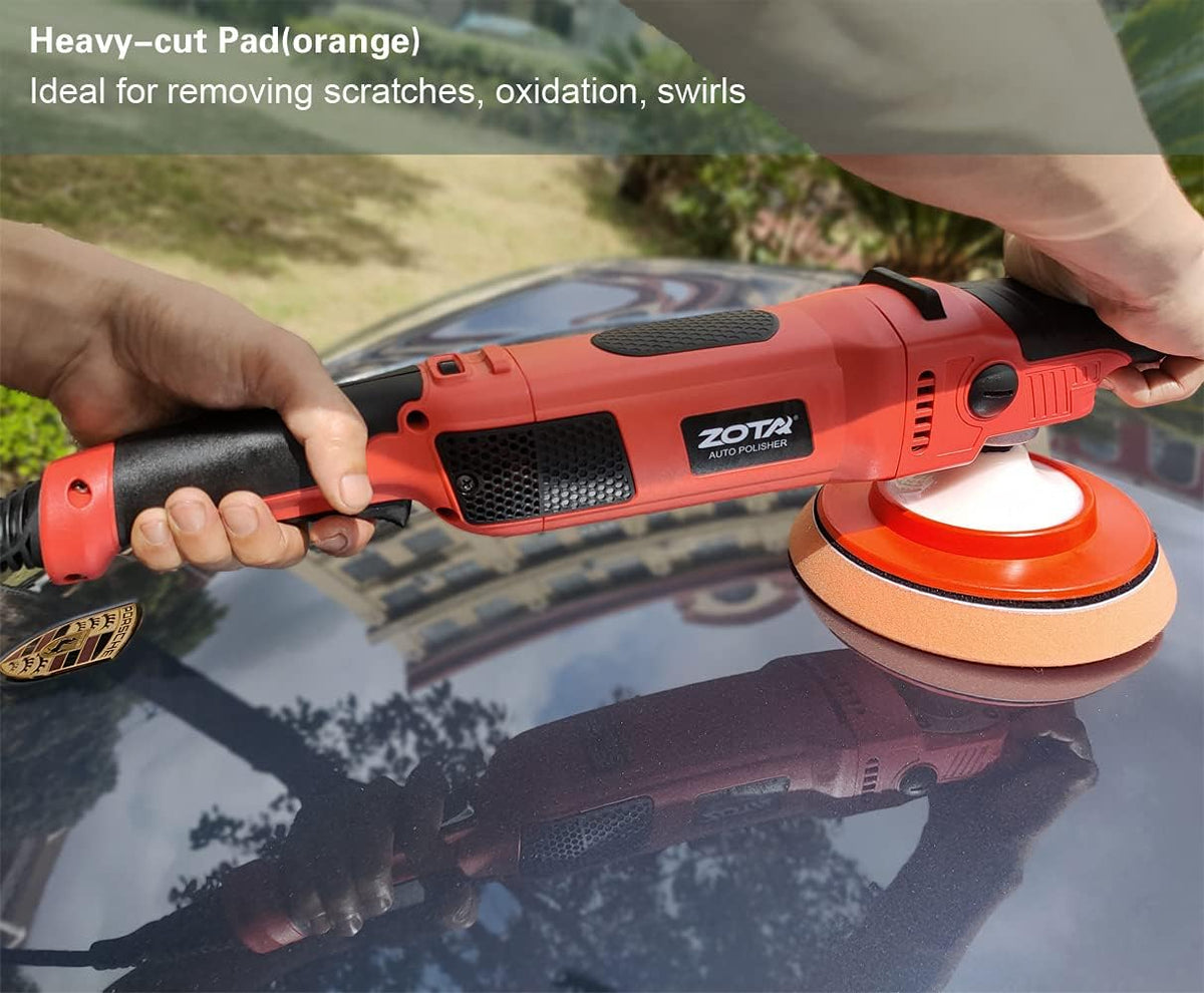 1200W 6-inch/7-inch Variable Speed Rotary Polisher V88134