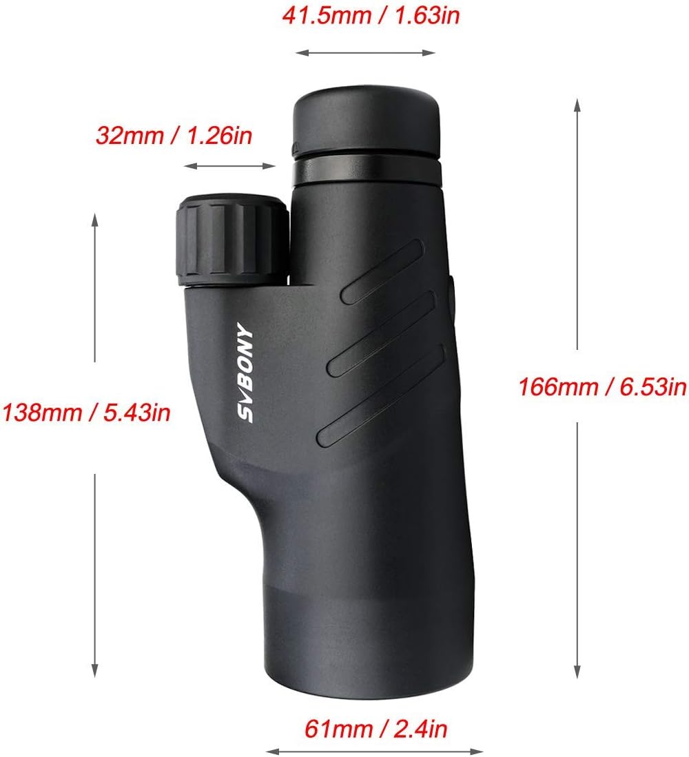 10x50 Waterproof Monocular Telescope with Case G74814