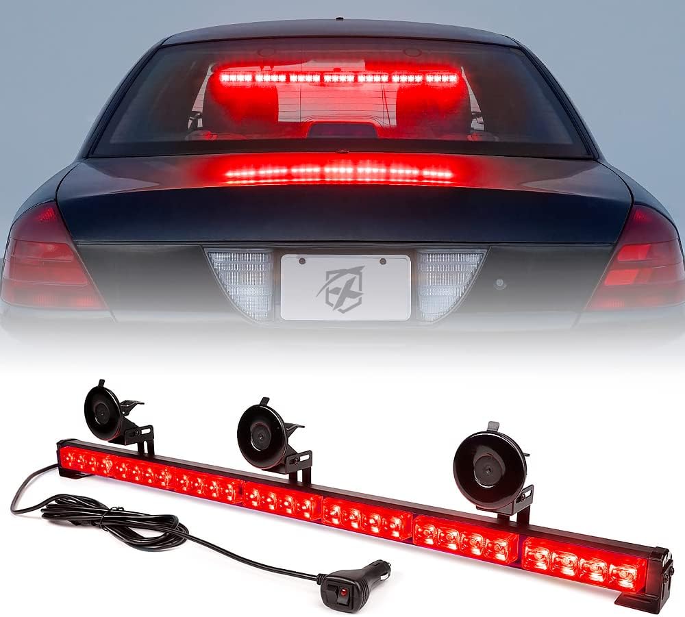 Green LED Emergency Traffic Advisor Strobe Light Bar M395