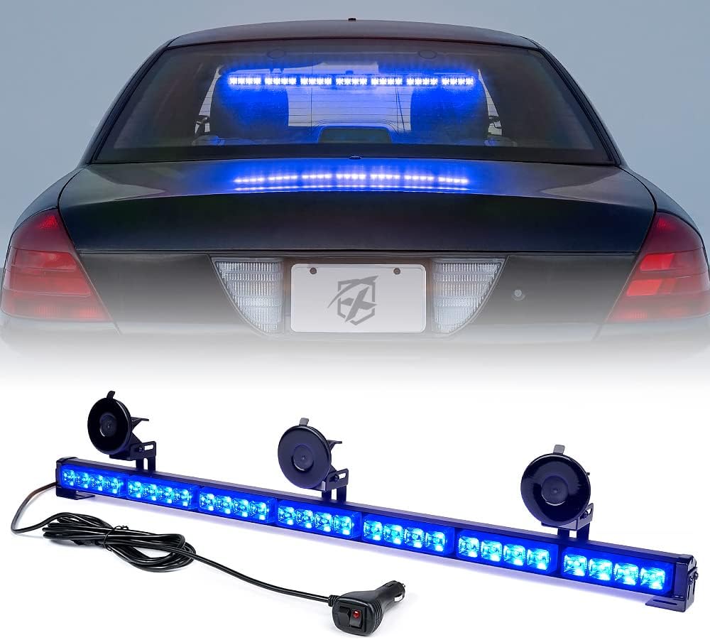 Green LED Emergency Traffic Advisor Strobe Light Bar M395