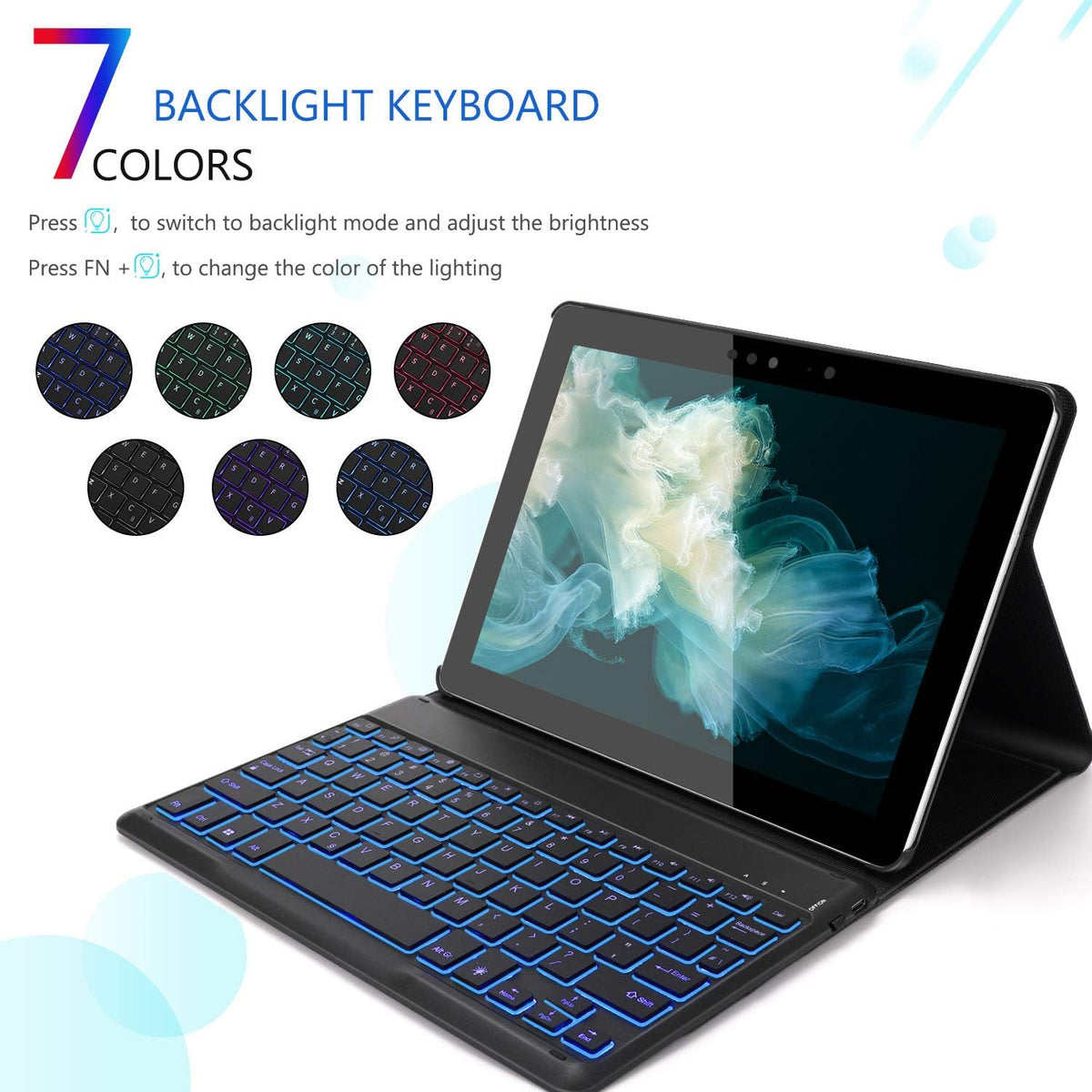 Bluetooth Backlit Keyboard Case for Surface Go 10-inch/Surface Go 2 10.5-inch C59413