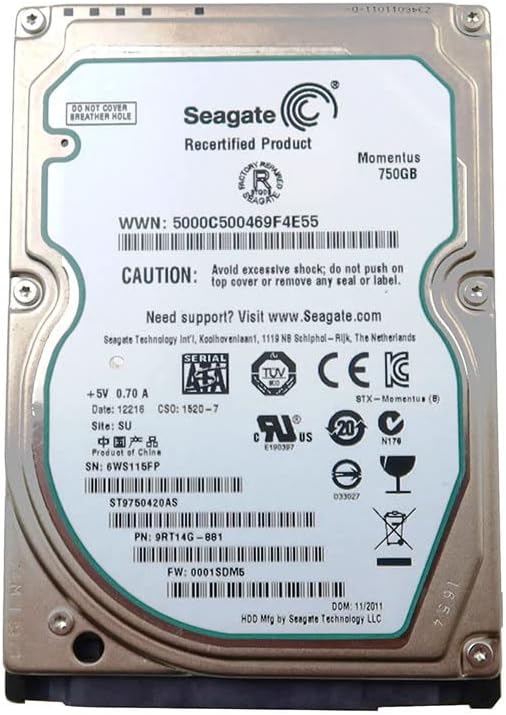 750GB SATA 2.5-inch Laptop Hard Drive Q4658