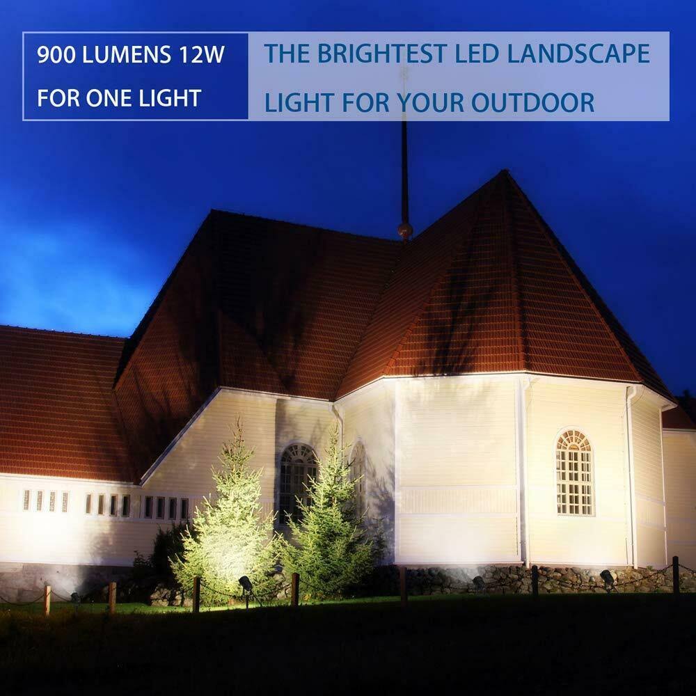 12W Low Voltage Waterproof LED Landscape Lights B469855
