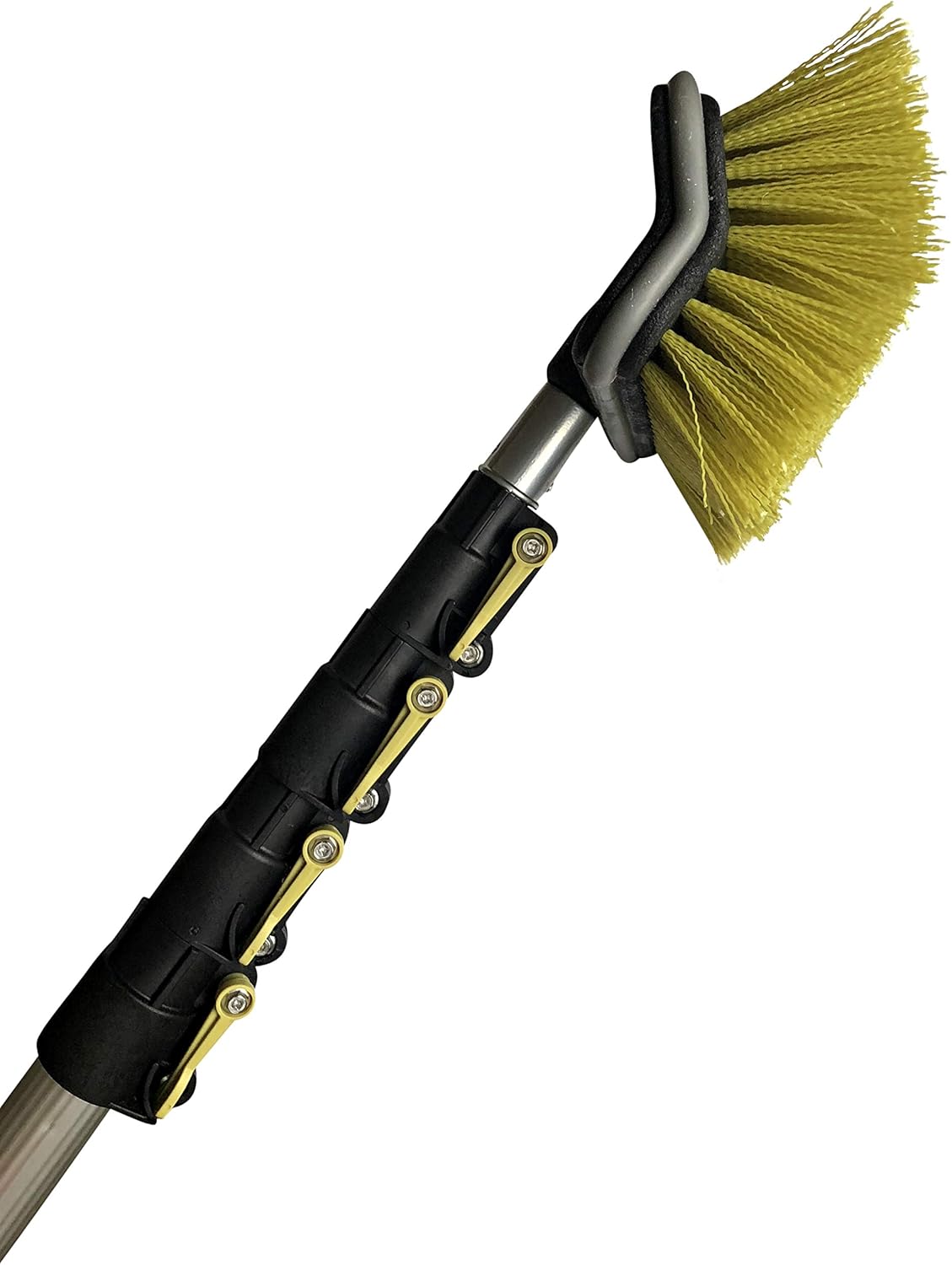 Hard Bristle Scrub Brush with Telescopic Extension Pole J9141