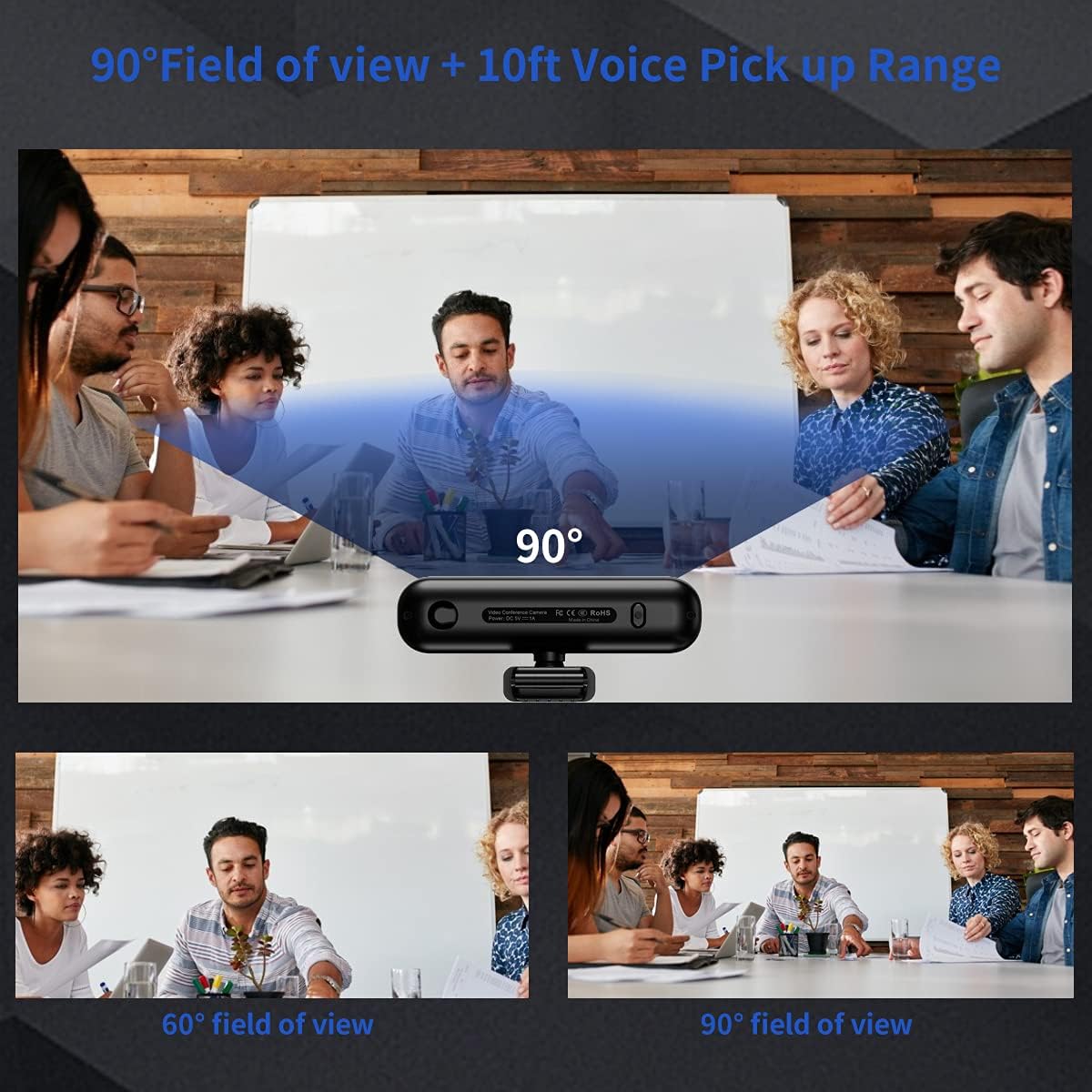 3 in 1 HD 1080p Webcam with Microphone and Speakers V907