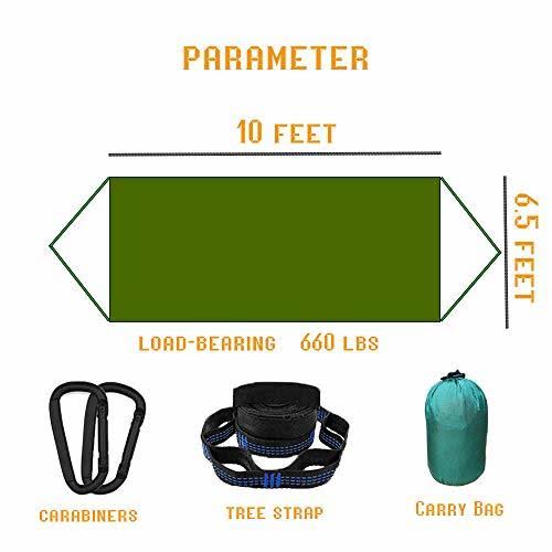 Lightweight Parachute Camping Hammock Z23572