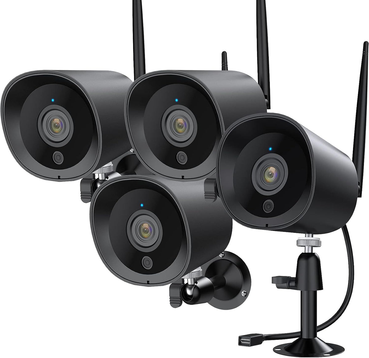 2Pack 1080P WiFi IP Camera with Night Vision B748024