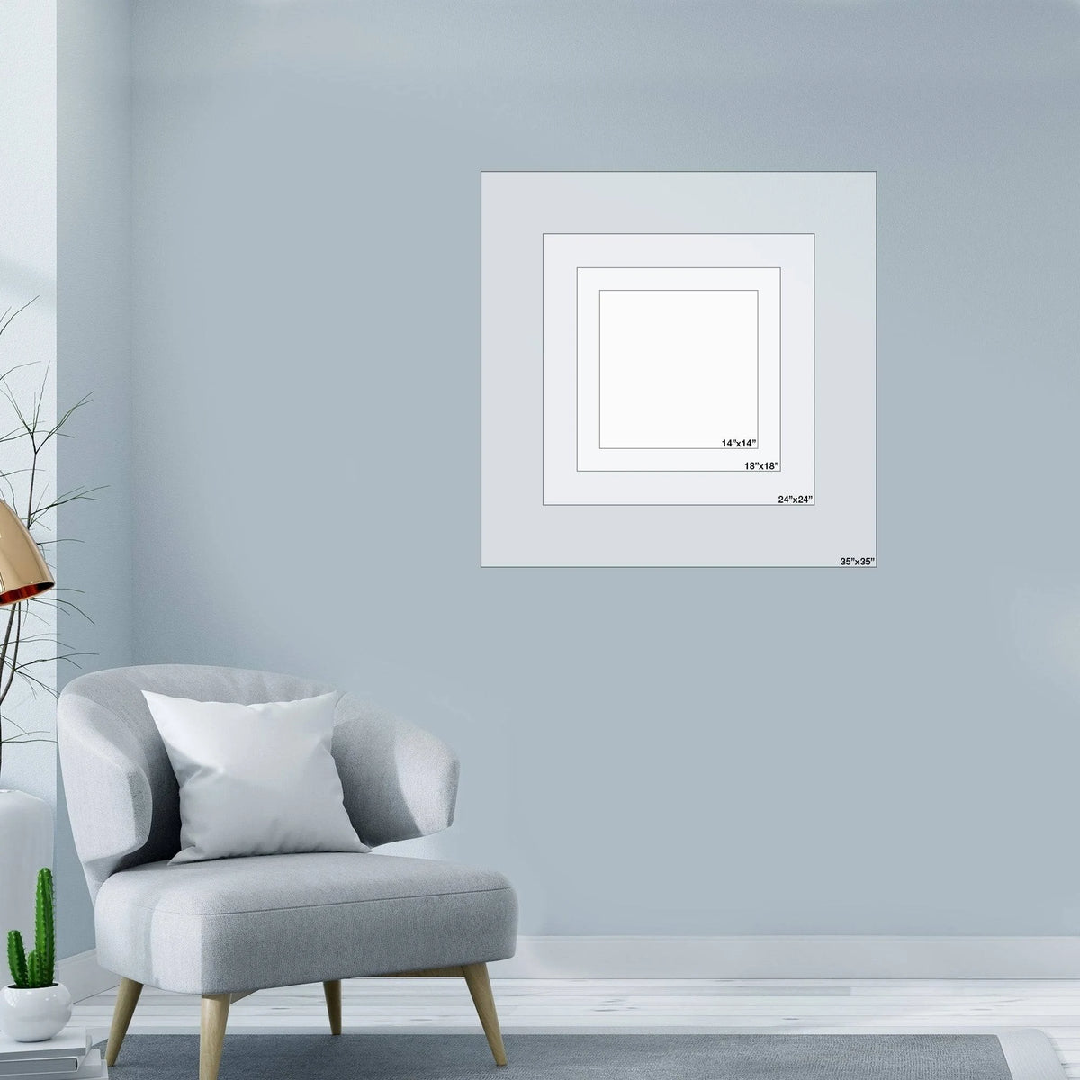 Canvas Art 35X35 R1026