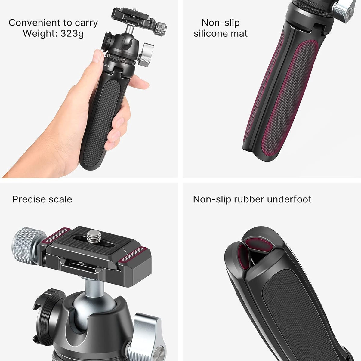 Aluminum Alloy Mini Camera Tripod with Ball Head H156989
