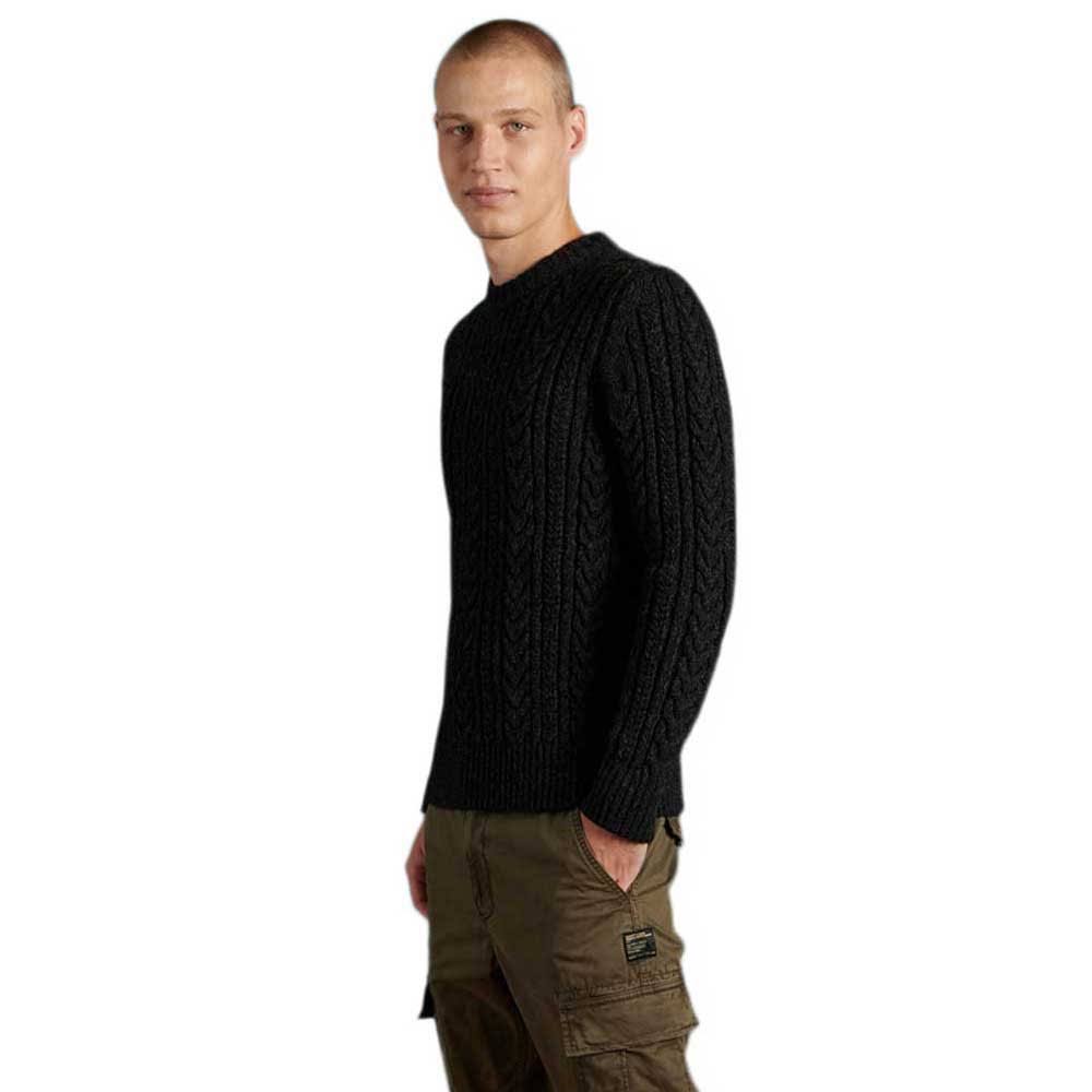 Black Crew Neck Jumper J4934
