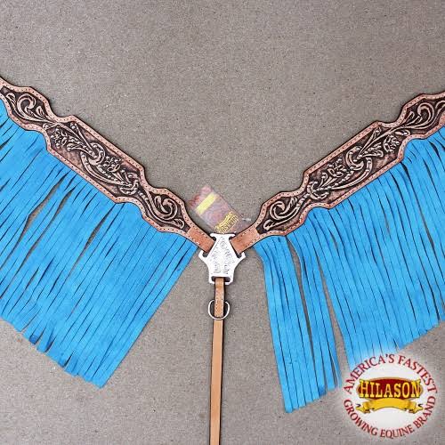 Leather Horse Breast Collar Antique Brown P283