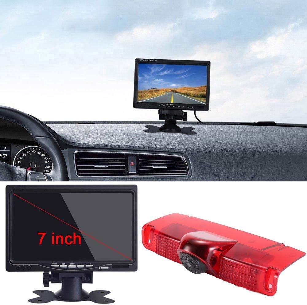 Car Third Roof Top Mount Brake Lamp Camera Rear View Backup Camera V78044