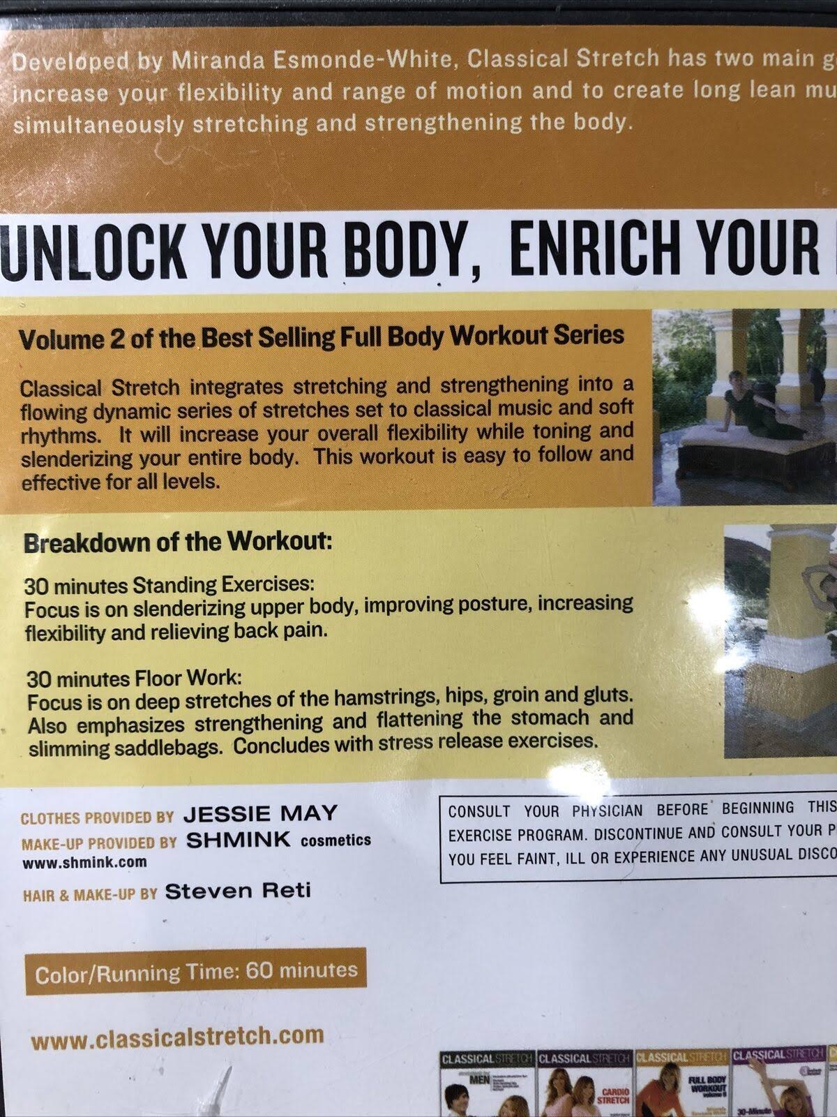Classical Stretch Full Body Workout DVD N97803