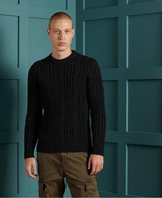 Black Crew Neck Jumper J4934